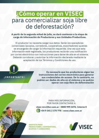 VISEC Información para operadores comerciales (Acopiadores)